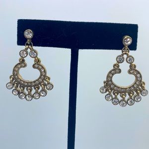 Vintage Signed Kirk’s Folly Rhinestone Earrings
